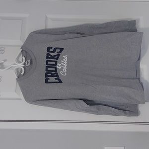 Crooks & Castles mens long sleeve graphic tshirt